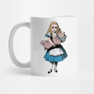 Alice and Pig Mug